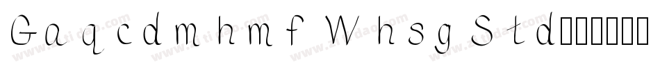 Gardening With Sue字体转换